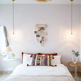Roomtery Macrame Wall Hanging Photo Display, view 6