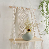 Roomtery Macrame Wall Hanging Shelf, view 2