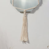 Roomtery Macrame Wall Hanging Simple Mirror, view 4