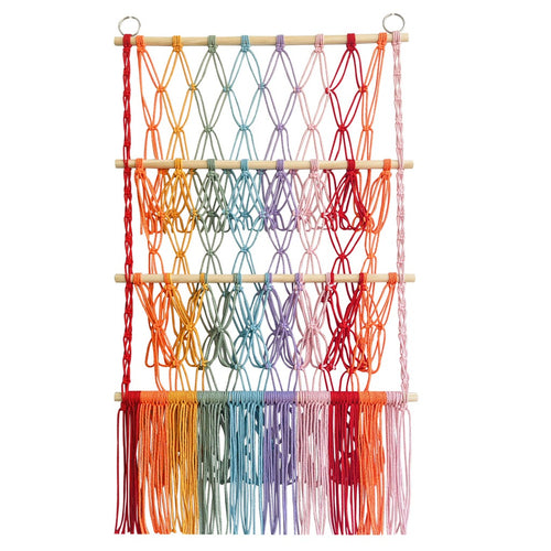 Roomtery Macrame Wall Hanging Toy Storage Net