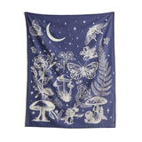 Roomtery Magic Forest Night Tapestry, view 2