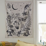 Roomtery Magic Forest Night Tapestry, view 5