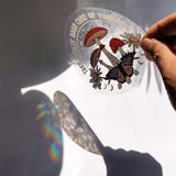 Roomtery Magic Mushrooms Sun Catcher Stickers, view 4