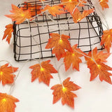 Roomtery Maple Leaves Fall String Lights, view 2