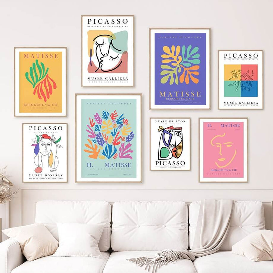 Roomtery Matisse Colorful Gallery Wall Canvas Posters