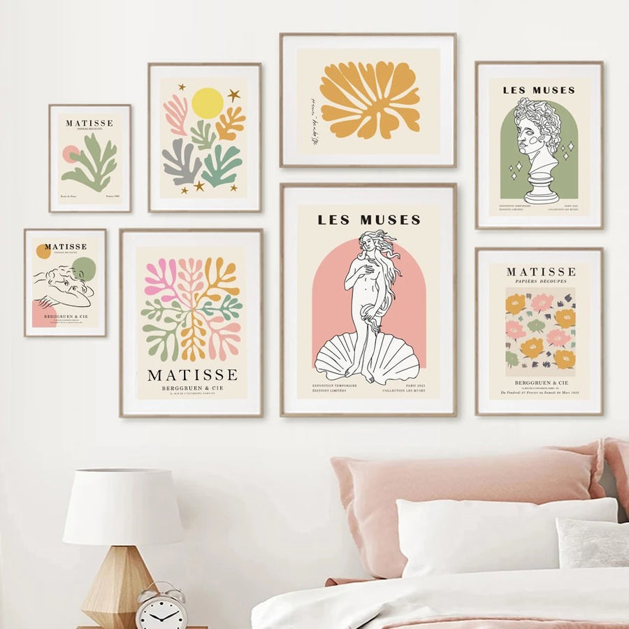 Roomtery Matisse & Les Muses Gallery Wall Canvas Posters