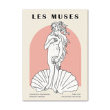 Roomtery Matisse & Les Muses Gallery Wall Canvas Posters, view 6