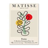 Roomtery Matisse Outline Canvas Posters, view 5