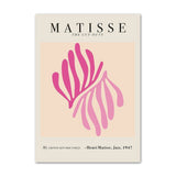 Roomtery Matisse Purple Cut Outs Canvas Posters, view 4