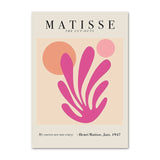 Roomtery Matisse Purple Cut Outs Canvas Posters, view 5