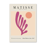 Roomtery Matisse Purple Cut Outs Canvas Posters, view 6