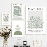 Roomtery Matisse Sage Green Canvas Posters, view 2