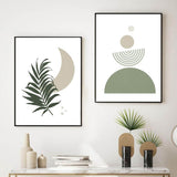 Roomtery Matisse Sage Green Canvas Posters, view 3