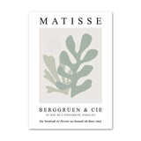 Roomtery Matisse Sage Green Canvas Posters, view 6
