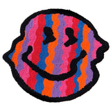 Roomtery Melted Smiley Fluffy Rug, view 4