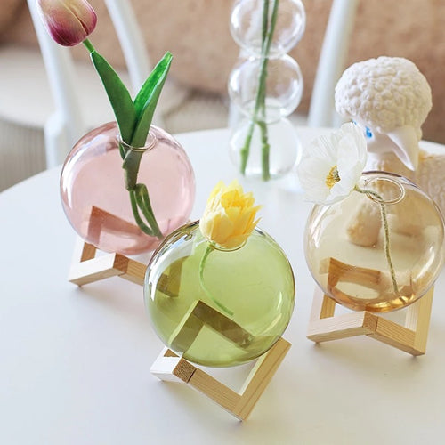 Roomtery Mini Glass Bubble Vase