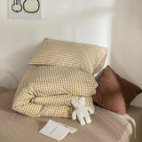 Roomtery Mini Plaid Print Pastel Bedding Set, view 4