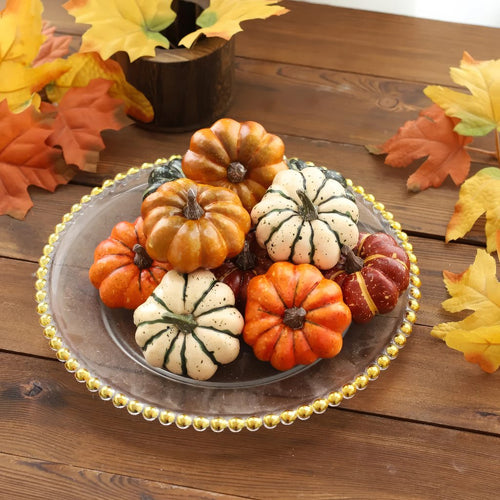 Roomtery Mini Pumpkins Fall Decor Set