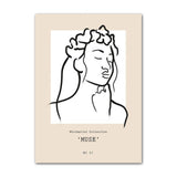 Roomtery Minimalist Outline Art Canvas Posters, view 4