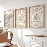 Roomtery Minimalist Pale Brown Canvas Posters, view 2