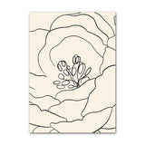 Roomtery Minimalist Pale Brown Canvas Posters, view 4