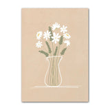 Roomtery Minimalist Pale Brown Canvas Posters, view 6