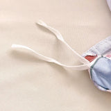 Roomtery Minimalist Red Striped Light Blue Bedding Set, view 5