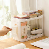 Roomtery Minimalist Two-Storey Desk Shelf, view 3