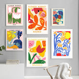 Roomtery Modern Flower Market Canvas Posters, view 2