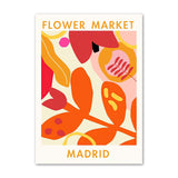 Roomtery Modern Flower Market Canvas Posters, view 3