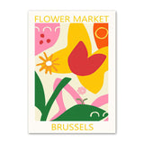 Roomtery Modern Flower Market Canvas Posters, view 4