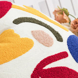 Roomtery Modern Flowers Tufted Heart Shaped Pillow, view 2