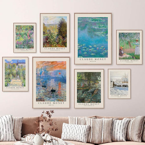 Roomtery Monet Impressionist Art Canvas Posters