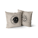 Roomtery Monochrome Sun & Moon Cushion Covers, view 3
