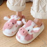 Roomtery Moo Plush Cow Slippers, view 2