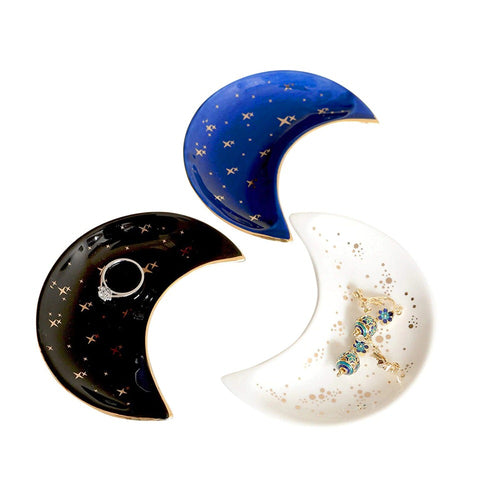 Roomtery Moon Ceramic Jewelry Organizer