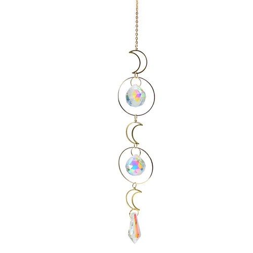 Roomtery Moon Chain Crystal Suncatcher