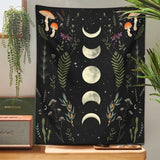 Roomtery Moon Garden Mushrooms Tapestry, view 2