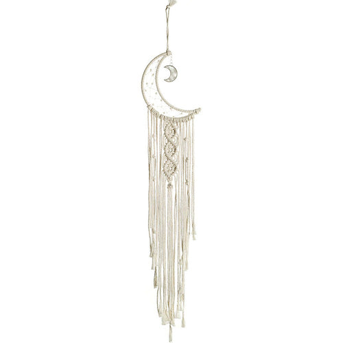 Roomtery Moon Macrame Dreamcatcher