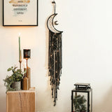 Roomtery Moon Macrame Dreamcatcher, view 4