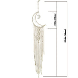 Roomtery Moon Macrame Dreamcatcher, view 5