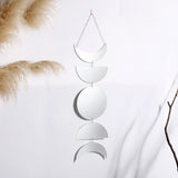 Roomtery Moon Phases Wall Mirror Decor, view 4