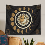 Roomtery Moon Phases Zodiac Tapestry, view 2