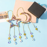 Roomtery Moon & Star Amethyst Suncatcher Set, view 3