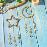 Roomtery Moon & Star Amethyst Suncatcher Set, view 5