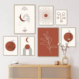 Roomtery Moongirl Boho Aesthetic Canvas Posters, view 2