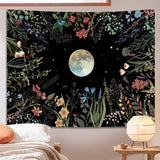 Roomtery Moonlit Garden Tapestry, view 2