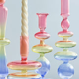 Roomtery Multicolor Irregular Glass Candleholder, view 2