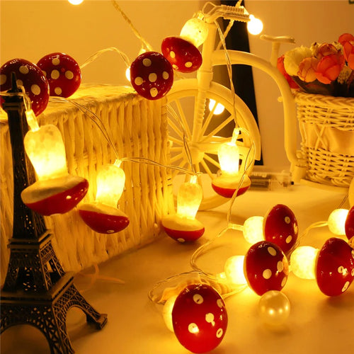 Roomtery Mushroom String Lights