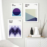 Roomtery National Park Abstracts Canvas Posters, view 2